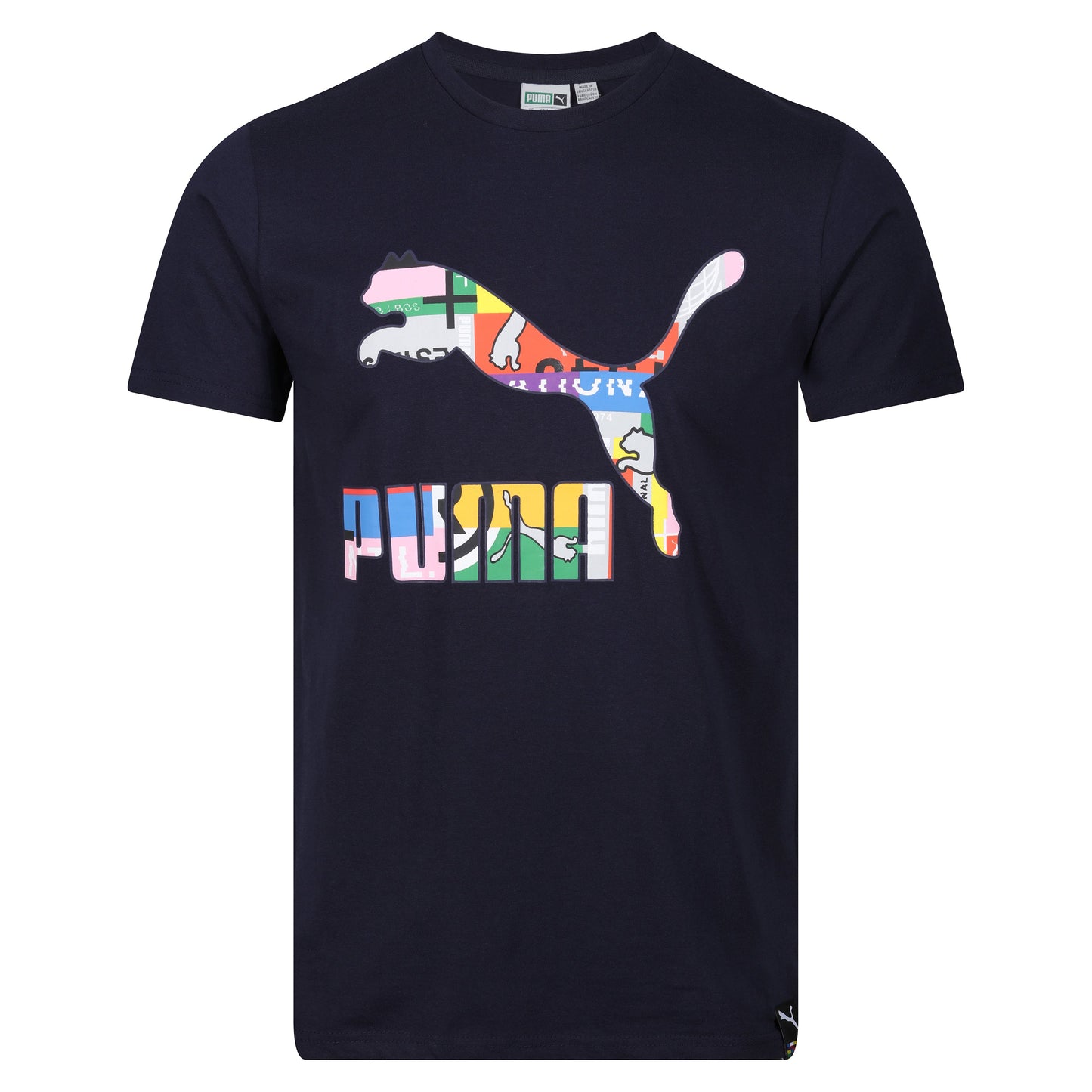 Puma International Graphic T-Shirt in soft cotton. Stylish, breathable & comfortable for casual or sportswear. Shop now at New, Used and More!