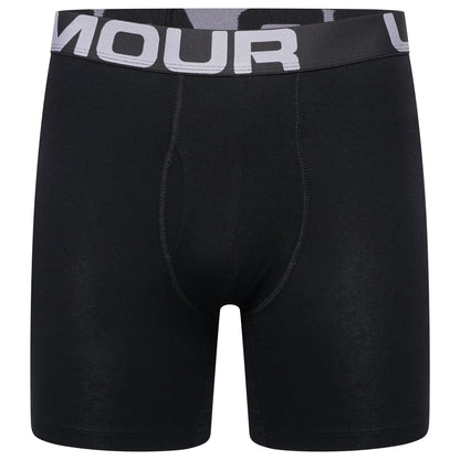 Under Armour 6" Charged Cotton Boxerjocks 3 Pack. Soft, stretchy & quick-drying for comfort and performance. Shop now at New, Used and More!