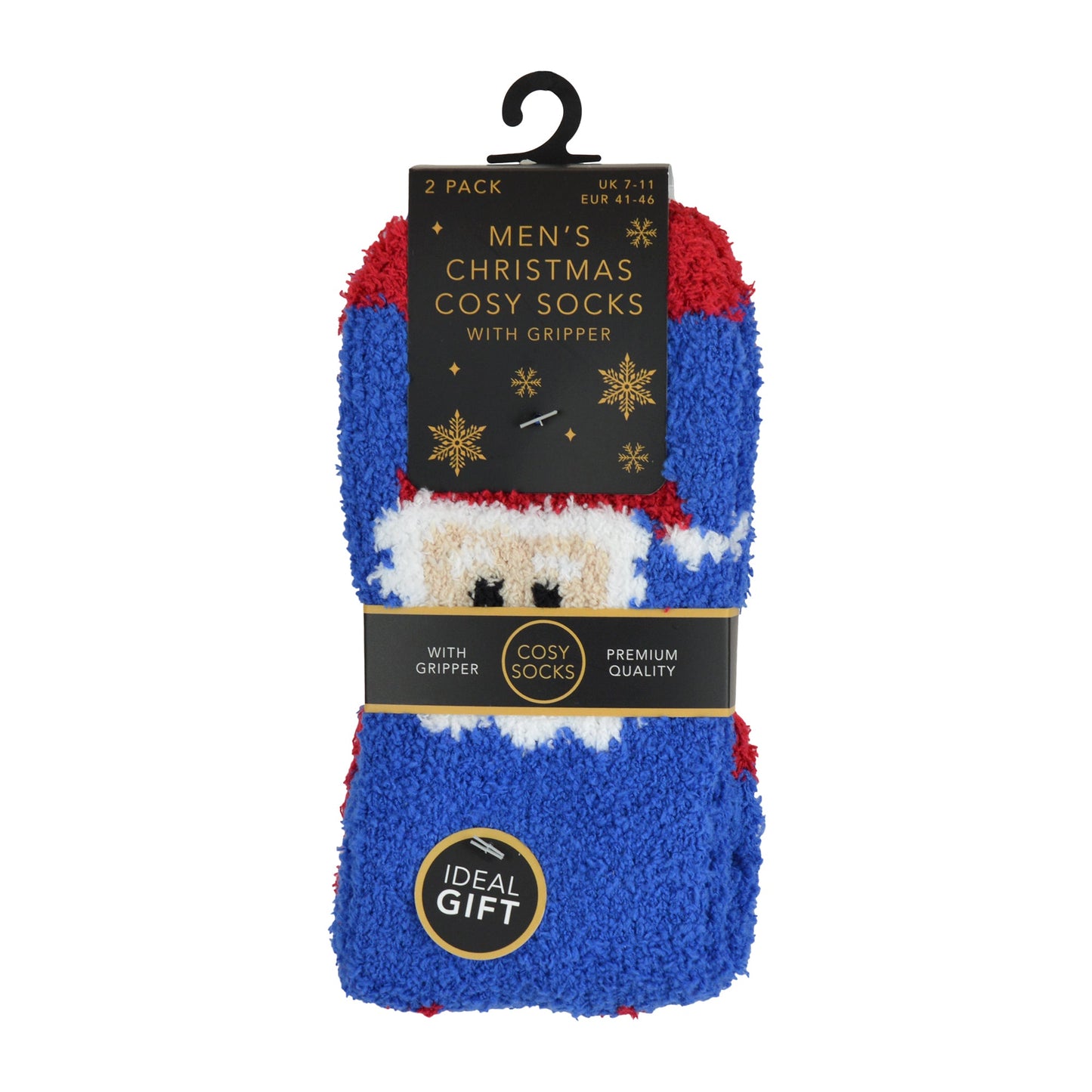 RJM Cosy Christmas 2 Pair Slipper Socks