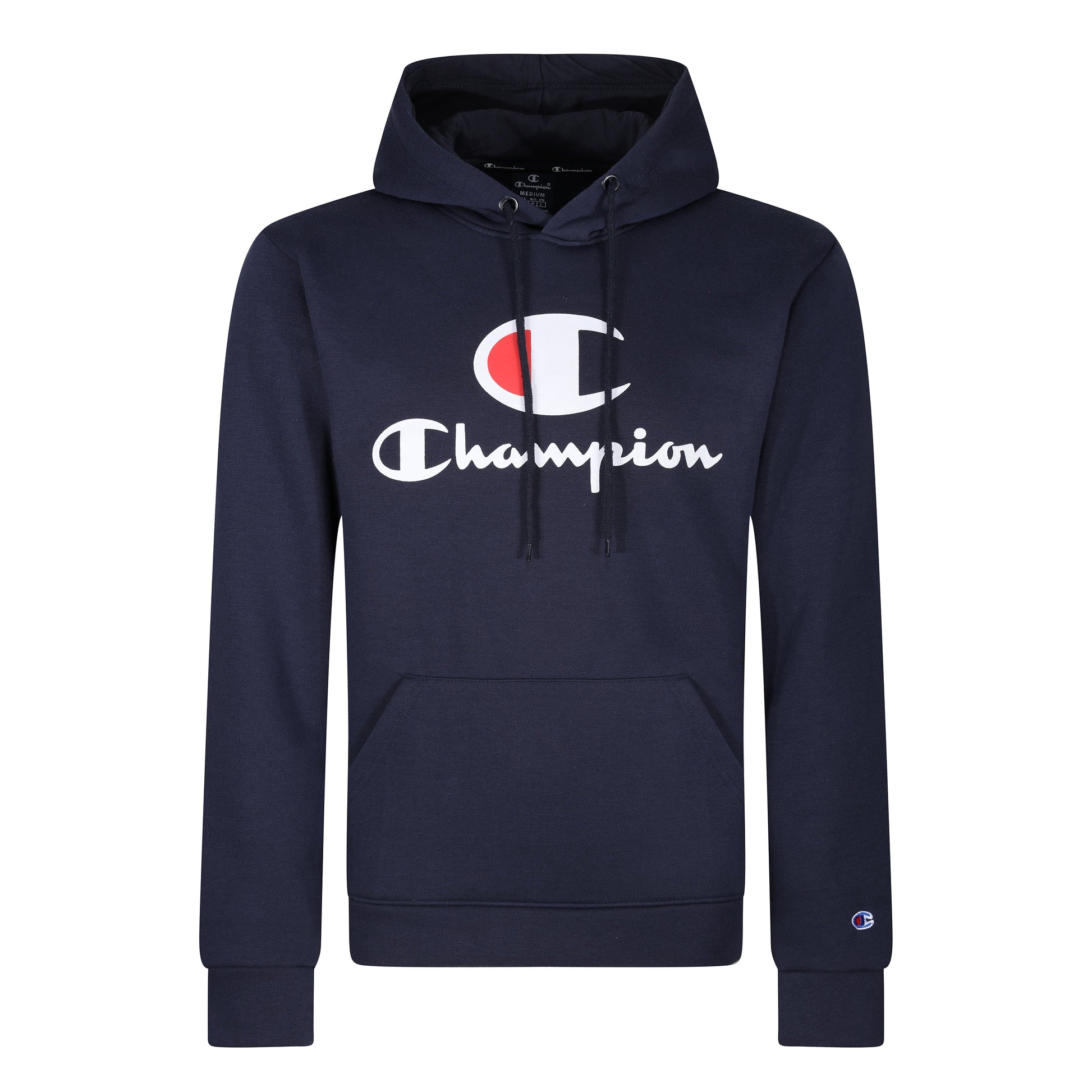 Champion Logo Hoodie in soft cotton-blend. Stylish, comfortable & casual - perfect for layering. Shop now at New, Used and More!