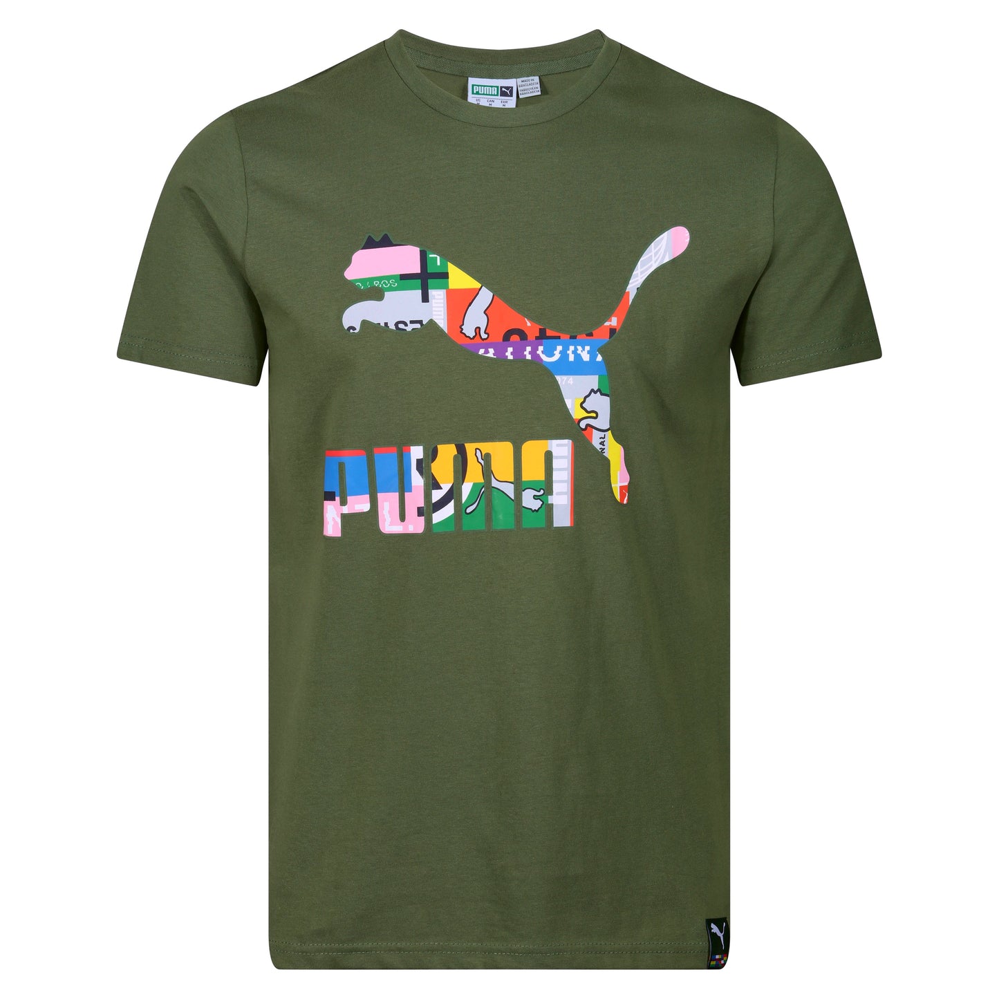 Puma International Graphic T-Shirt in soft cotton. Stylish, breathable & comfortable for casual or sportswear. Shop now at New, Used and More!
