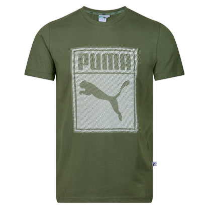 Puma Diagonal Stripe Graphic T-Shirt in soft cotton. Stylish, breathable & comfortable for casual or athletic wear. Shop now at New, Used and More!