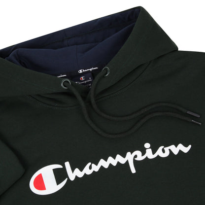 Champion Script Logo Hoodie in soft cotton-blend. Stylish, comfortable & casual, perfect for layering up during winter. Shop now at New, Used and More!