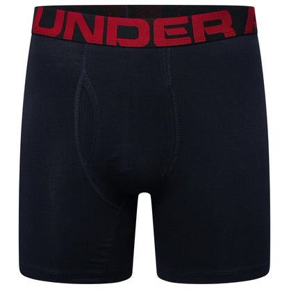 Under Armour 6" Charged Cotton Boxerjocks 3 Pack. Soft, stretchy & quick-drying for comfort and performance. Shop now at New, Used and More!