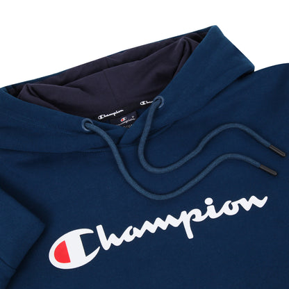 Champion Script Logo Hoodie in soft cotton-blend. Stylish, comfortable & casual, perfect for layering up during winter. Shop now at New, Used and More!