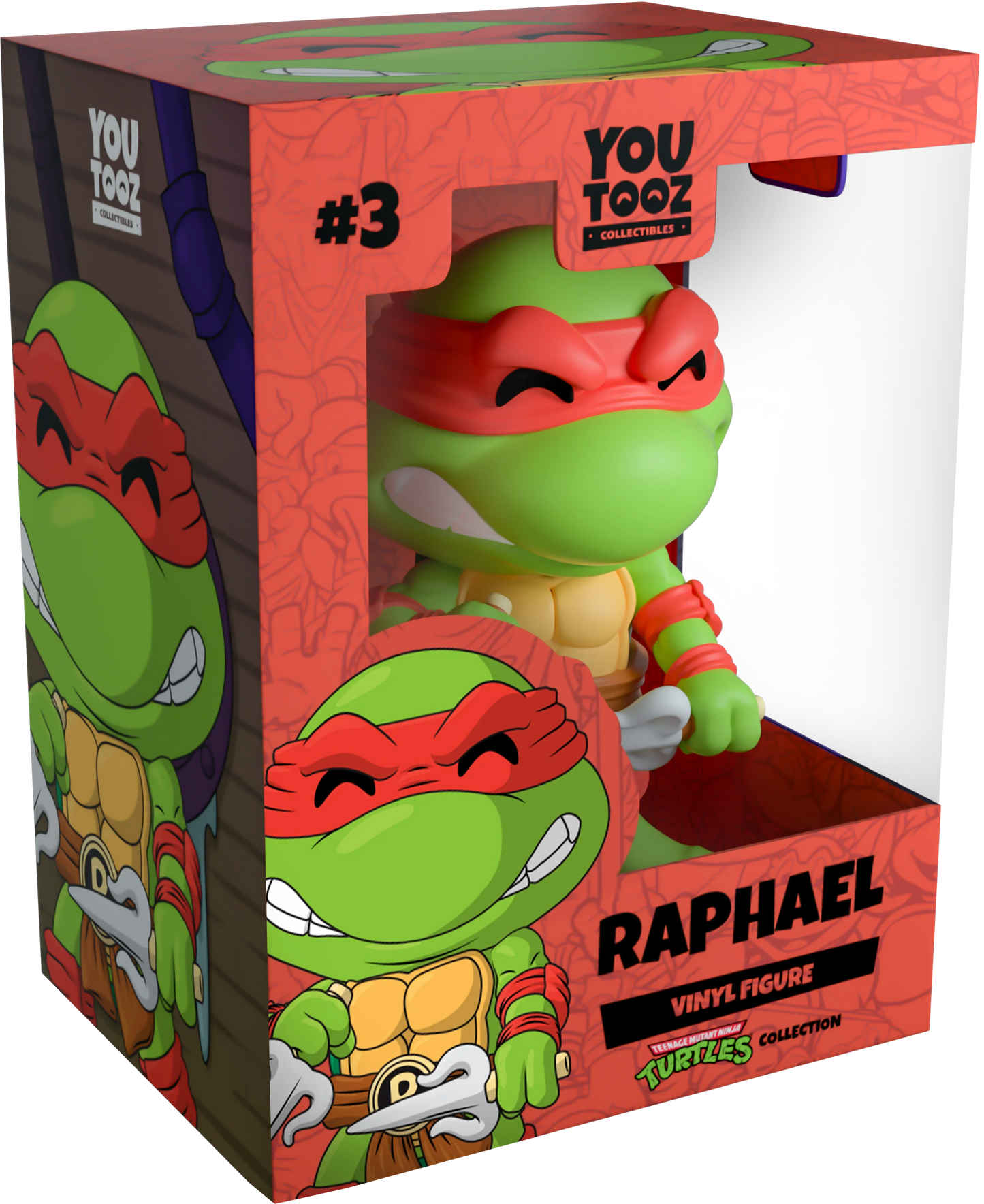 Boxed Raphael figurine from Teenage Mutant Ninja Turtles collection by You Tooz