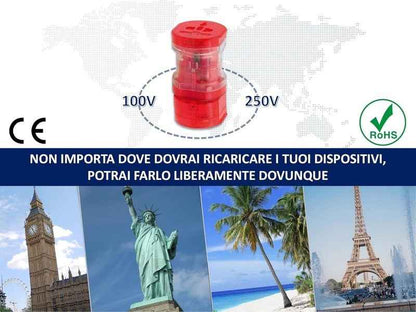 Travel Plug - Universal Worldwide Charger / Power Adapter