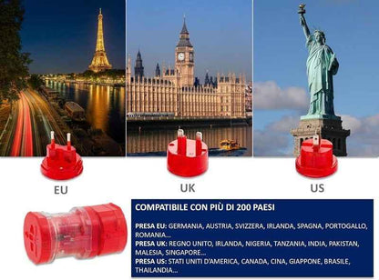 Travel Plug - Universal Worldwide Charger / Power Adapter