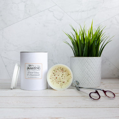 Dark Honey & Sandalwood - Large Candle