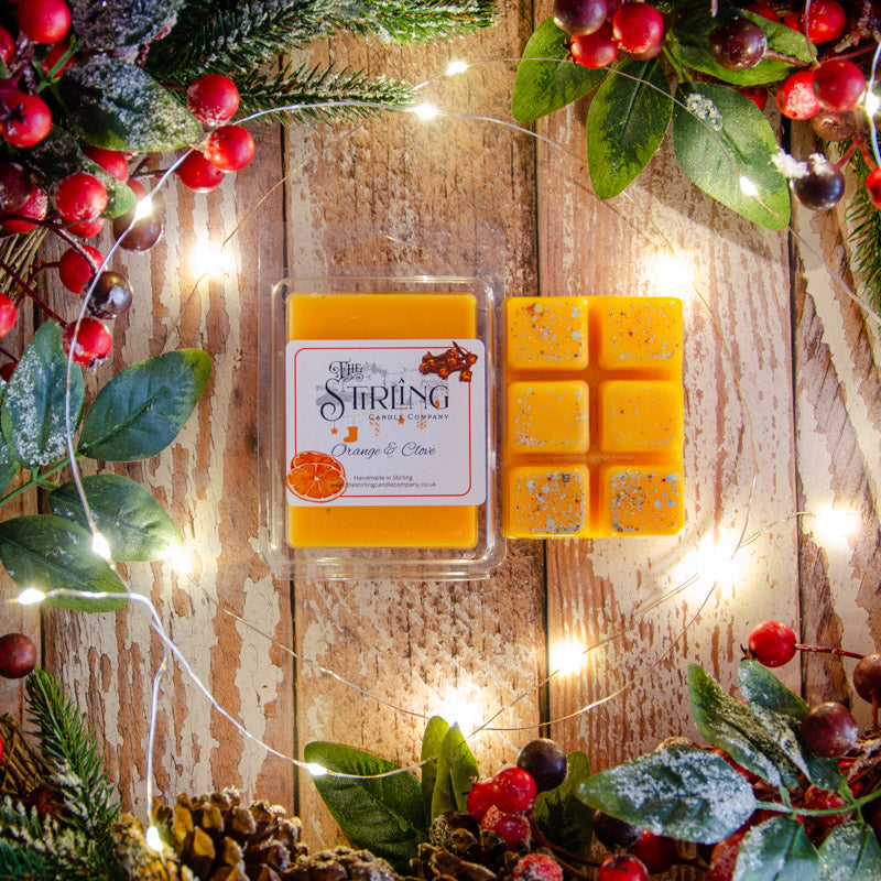 Orange & Clove - Wax Melt Clamshell
