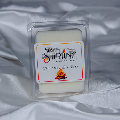 Crackling Log Fire - Wax Melt Clamshell