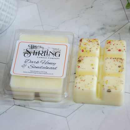 Dark Honey & Sandalwood - Wax Melt Clamshell