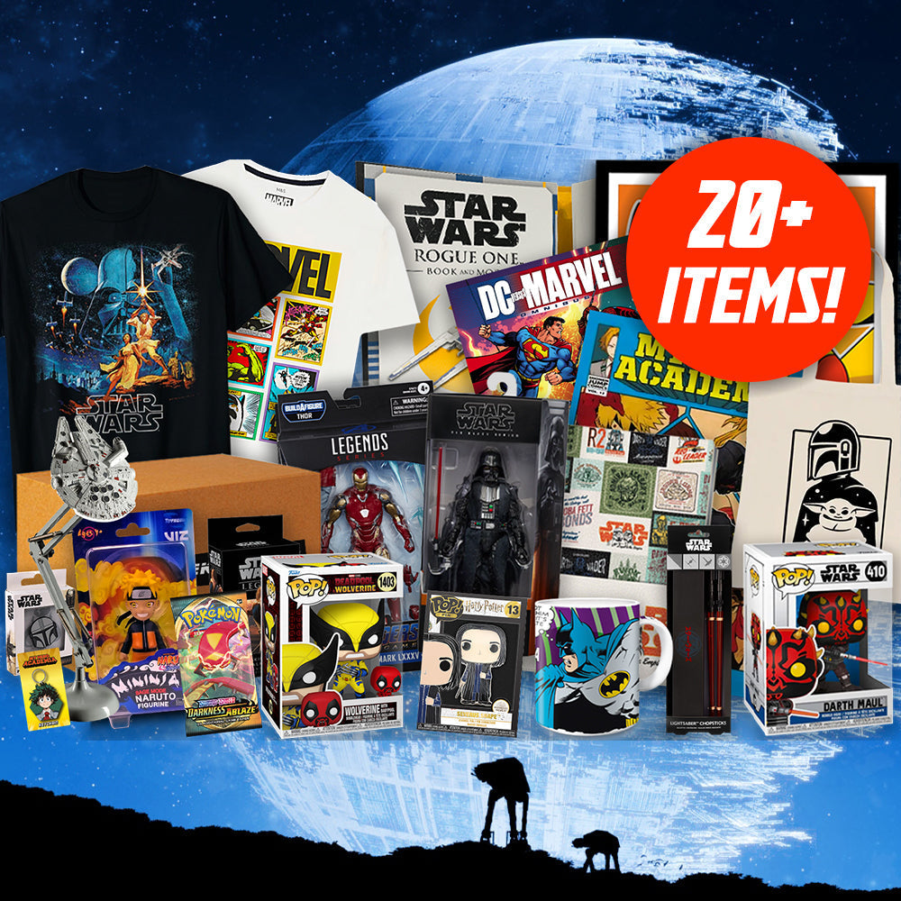 Geek and Gamer Gift Box | Figures, Artwork, Accessories & More!