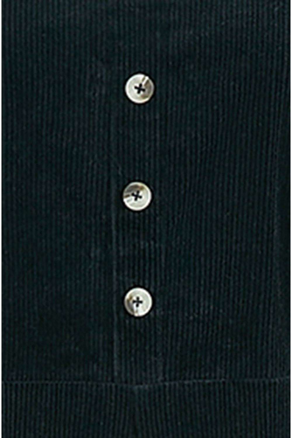 Black Cord Stretch Dungaree Style Jumpsuit