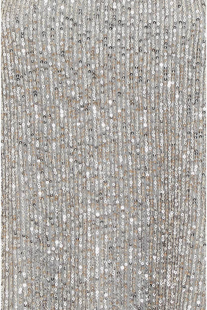 Silver Sequin Vest