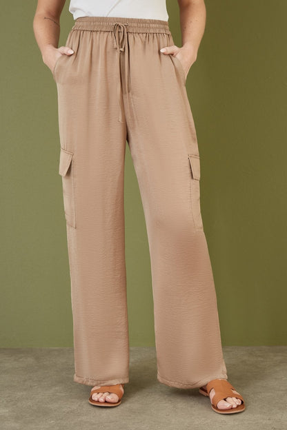 Stone Cargo Trousers